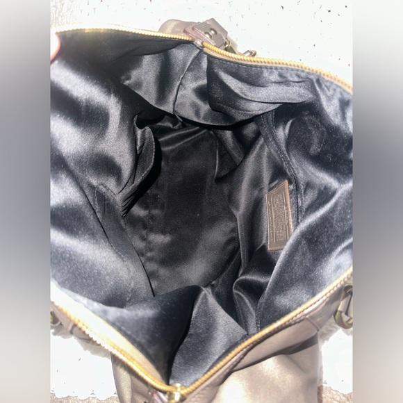 Coach Large leather Bronze Ashley convertible satchel - Picture 3 of 9